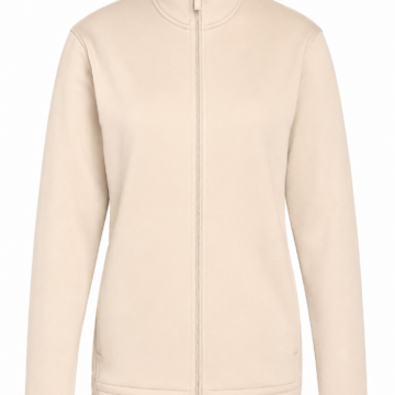 Light Beige Long Sleeve Track Jacket