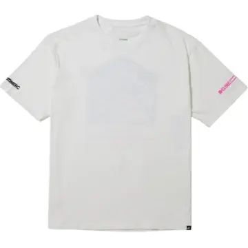Off-White Relaxed Fit Short Sleeve Tee with Geometric Print