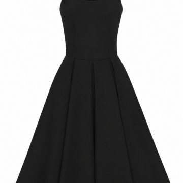 Classic Black Bodycon Dress with Long Sleeves